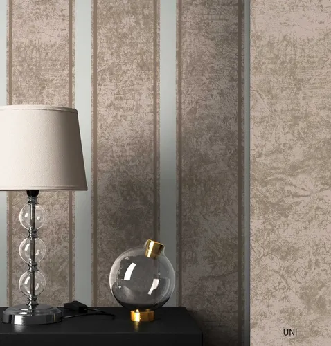 Newroom Vliestapete Streifen Design, modern - Moderne Vliestapete mit ansprechendem Streifenmuster, leicht zu verarbeiten, ideal für kreative Wandgestaltungen.