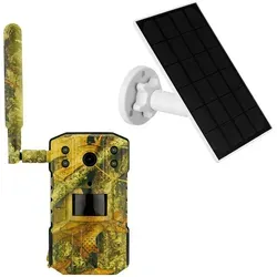 LUVISION Überwachungskamera LV-G-2042 (Außenbereich, 4G LTE Wildkamera Kamera Wild Jagdkamera SIM-Karte App Bildübertragung, 14 Megapixel, IR-LEDs mit 850nm, PIR-Sensors, Mikrofon, deutsche App)
