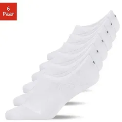 Snocks Füßlinge für Damen und Herren - Rutschfeste Bio-Baumwolle Socken 6 Paar - Sportsocken aus 75% Bio-Baumwolle, unsichtbar und rutschfest mit Silikonpad, ideal für Sneaker und Loafers, perfekter Sitz ohne Verrutschen.