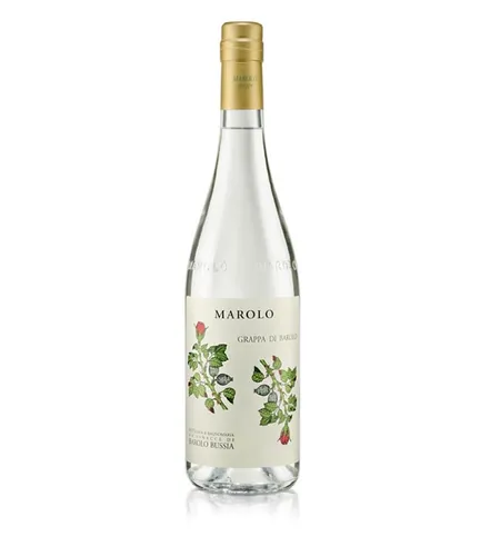 Marolo Grappa di Barolo Bussia - Entdecken Sie Marolo Grappa di Barolo Bussia – 0,7 l mit 45 % vol. Ein klarer Grappa aus der renommierten Barolo Region, ideal für Genießer. Schnelle und sichere Lieferung garantiert!