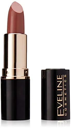 Eveline Cosmetics Aqua Platinum Lippenstift mit Vitamin C & E - Nr. 480 - Lang anhaltende cremige Formel mit intensiver Farbe und pflegenden Eigenschaften