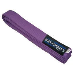 BAY-Sports Karateanzug Budogürtel Karategürtel Kampfsportgürtel violett lila Budogürt, Judogürtel, Taekwondogürtel, Länge 160 cm - 350 cm 260 cm