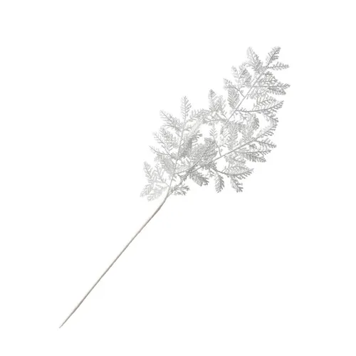 Zweig BHT 1x80x28 cm silber