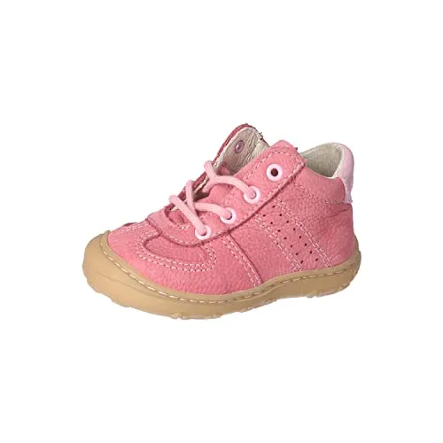 RICOSTA Mädchen Stiefel SAMI – Bequeme Schnürstiefel aus Leder - Hochwertige Boots für Kinder, gefertigt aus echtem Leder. Ideal für komfortables Laufen mit einer mittleren Weite. Perfekt für den täglichen Einsatz und liebevolles Design.