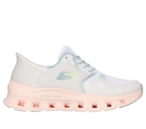SKECHERS Damen Slipper GLIDE-STEP PRO - Bequeme Slip-Ins - Sneaker mit exklusivem Fersenkissen und Air-Cooled Memory Foam für maximalen Komfort. Ideal für den ganzen Tag.