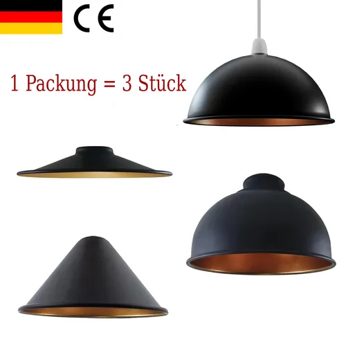 Lampenschirm HWC-M34 für Bogen- und Pendelleuchte – Rot, Ø 40cm - Lampen | Universell einsetzbar für Bogen- und Pendelleuchten, sorgt für blendfreies Licht und eine gemütliche Atmosphäre – sofort einsatzbereit!