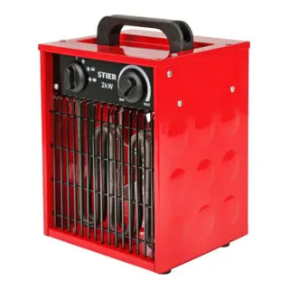 STIER Heizlüfter 2,0 kW - Robustes Klimagerät für angenehme Temperaturen - Klimagerät mit 2,0 kW Leistung, ideal für Innen- und Außeneinsatz. Robustes Stahlblechgehäuse und stufenloser Thermostat sorgen für ein angenehmes Arbeitsklima.