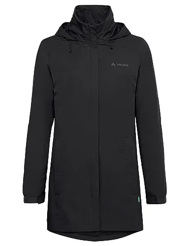VAUDE Women's Escape Parka - Nachhaltiger, wasserdichter Regen-Parka - Funktionsjacken: Atmungsaktiv, winddicht und aus recyceltem Polyester, ideal für Outdoor-Aktivitäten und schützt zuverlässig vor Wind & Regen.