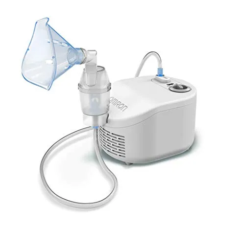 Omron X101 Easy Vernebler - Tragbarer Inhalator für Kinder - Inhaliergerät: Omron X101 Easy, tragbar und ideal für Kinder, sorgt für eine sanfte und effektive Inhalation dank Ultraschall-Technologie.