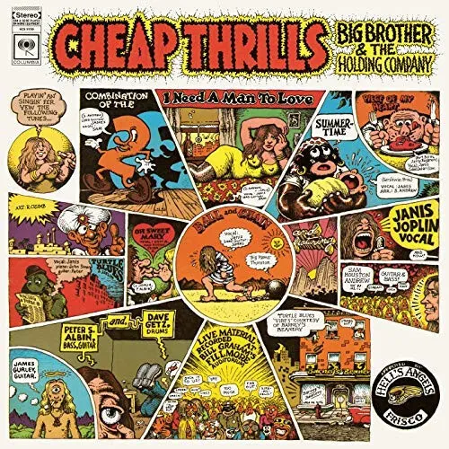 Janis Joplin Big Brother & Holding Company Cheap Thrills Vinyl LP - Neuauflage des legendären Albums von Janis Joplin. Diese 12 Zoll LP bietet zeitlose Rockklänge und ist ein Muss für jeden Musikliebhaber.