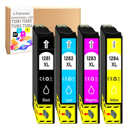 4er Druckerpatronen SparPack für Epson Stylus SX125 SX130 SX230 SX235