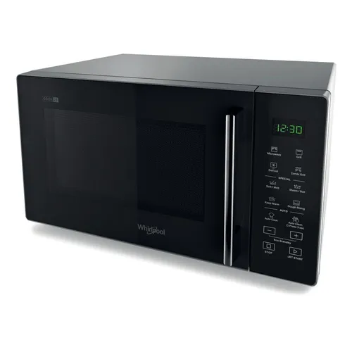 Whirlpool Mikrowelle MWP 254 SB/Freistehend/ 25 Liter/Schwarz/Quarz-Grill/Jet-Start
