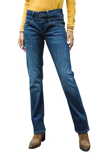 Freeman T. Porter Straight-Jeans Madie - Moderne Straight-Jeans aus Stretch-Denim in Größe S. Bequeme Passform mit normaler Leibhöhe und gerader Beinform, ideal für jeden Anlass.