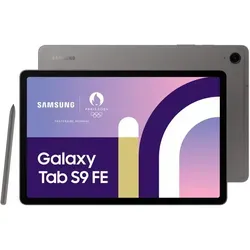 Galaxy Tab S9 FE 128GB - Grau, leistungsstarker Tablet-PC mit Android 13, ideal für kreative Anwendungen und Entertainment unterwegs