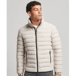 Superdry Herren Fuji Print Padded Jacket Anorak, grau (Chateau Grey), Medium - Funktionsjacke mit stylischem Fuji Print, leicht und warm - perfekt für kalte Tage.
