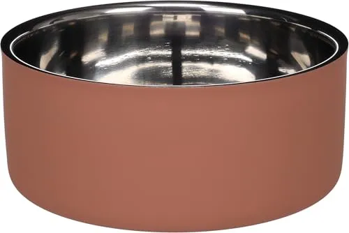 Flamingo Hundenapf Xara - Edelstahl 1,9 L - Fressnapf für Hunde, doppelwandig für längere Frische, rutschfest und spülmaschinenfest – ideal für große Hunde und stilvoll in jedem Zuhause.