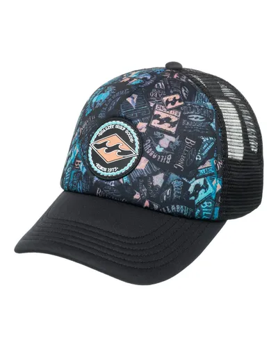 Billabong Trucker Cap Diamond, Multi - Stylische Trucker Cap aus 100% Polyester, ideal für den Sommer und perfekt für Outdoor-Aktivitäten.