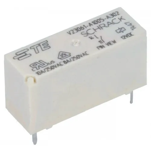 Schrack Relais V23061-A1005-A302 12V DC max 250V/8A Miniatur Starkstrom U Spule