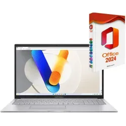 Asus VivoBook X170 - 17.3 Zoll Notebook mit Intel Core i5 - Laptops mit 1000 GB SSD, beleuchteter Tastatur und vorinstalliertem MS Office 2024 – ideal für produktives Arbeiten und Multimedia.