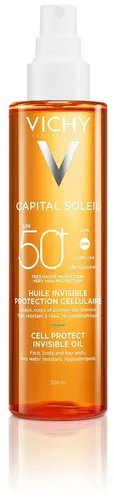 Vichy Capital Soleil Cell Protect Olio Invisibile viso, corpo e capelli Protezio