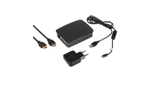Raspberry Pi 3B+ Starter-Set: Komplett montierter Mini-PC - PC Desktops & All-in-Ones, sofort einsatzbereit und ideal für kreative Projekte oder als Mediacenter.