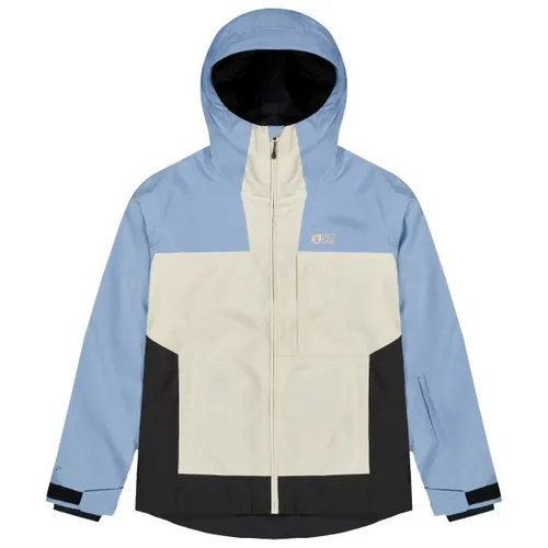 Picture Seakrest Jacket stonewash (D) L - Damen Skijacken mit 10K/10K Membran für optimalen Nässeschutz und Atmungsaktivität. Ideal für urbanen Alltag und Freizeit, kombiniert Funktionalität mit stylischem Colorblock-Design.