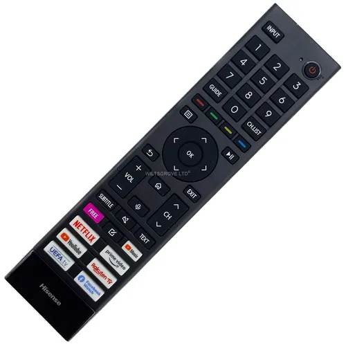 Original Hisense Fernseher Fernbedienung für 55A6BG 4K Ultra HD Smart