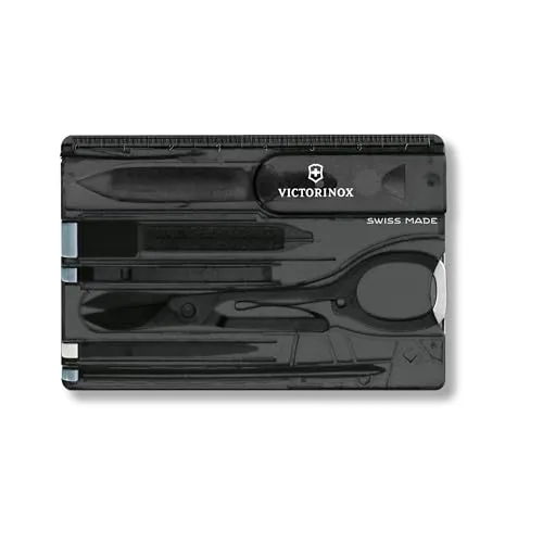 Victorinox Swiss Card Classic - Multitool im Kreditkartenformat mit 10 Funktionen, ideal für unterwegs. Praktisch und platzsparend für maximale Einsatzmöglichkeiten in jeder Situation.