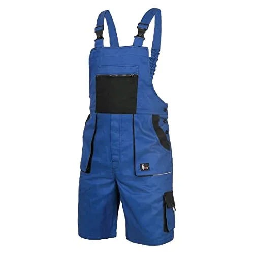 CXS LUXY DENIS 60 - 60 Kurze Arbeitslatzhose - Hochwertige 100% Baumwoll-Kurzlatzhose, ideal für Sommerarbeiten in verschiedenen Branchen wie Bau, Logistik und Gartenbau, mit schwerem Gewicht von 260 g/m² für besondere Strapazierfähigkeit.