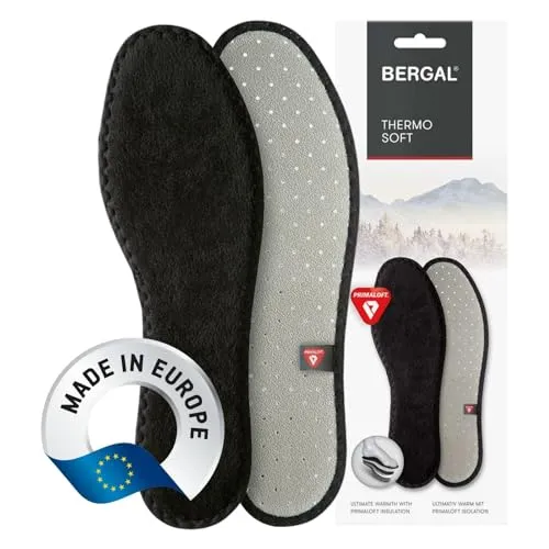 PrimaLoft® Thermo Soft Winter-Einlegesohlen warme Füße Schutz vor Kälte mit High Performance Isolation, reycycelt, wie Daune, Schuheinlagen, Thermosohle für langanhaltend warme Füße, Gr. 38