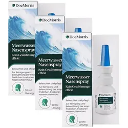 DocMorris Meerwasser Nasenspray Trio 3X20 ml
