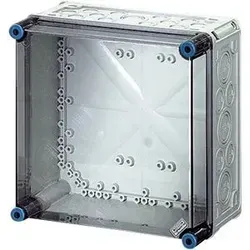 Hensel MI0200 MI-LEERGEHAEUSE - Radlager & Silentlager, hochwertiges Leergehäuse aus schutzisoliertem Polycarbonat, ideal für Energie-Schaltgerätekombinationen bis 630 A mit transparentem Deckel und IP65 Schutzart.