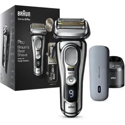 Braun Rasierer Series 9 Pro 9496cc Wet & Dry - Haarentferner mit innovativer Technologie für eine gründliche und sanfte Rasur, auch unter der Dusche. Ideal für empfindliche Haut.