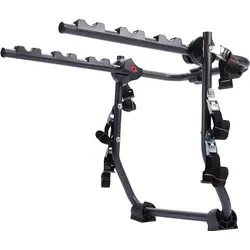 Heckträger Travel Fahrradträger für Audi A4 (B7/8E/8H) 04-07 - Fahrradträger für Audi A4 (B7/8E/8H) 04-07, transportiert bis zu 3 Fahrräder mit max. 45 kg. Werkzeuglose Montage und sicherer Halt durch 6 Gurte und Gummipuffer.