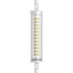 OSRAM STAR LED R7s 118mm 12W - Energieeffiziente LED Lampe mit 1521lm und warmweißem Licht (2700K), ideal für eine angenehme Beleuchtung in Wohnräumen. Hohe Lebensdauer von bis zu 20.000 Stunden.
