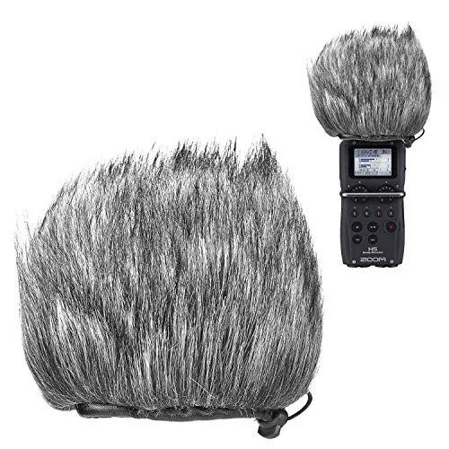 YOUSHARES Furry Windscreen Muff Pop Filter - Outdoor Fell Windschutz Pop-Schutz für Zoom H5, H6 Tragbarer Rekorder