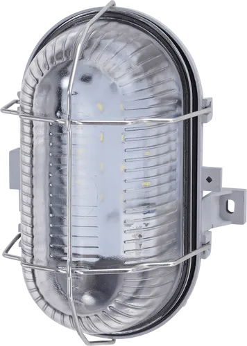 Ledino Kellerlampe Ovalleuchte Pesch 8 - IP44, 545 Lumen, LED - Lampen für Wand- und Deckenmontage, ideal für Feuchträume wie Garage und Keller. Stoßfestes Gehäuse mit Glasdiffusor, Energieeffizienzklasse F und 545 Lumen für optimale Ausleuchtung.