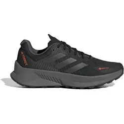 Adidas Herren Terrex Soulstride Flow GTX Schuhe - Low (Non Football) - Laufschuhe für Herren mit flacher Absatzform, ideal für Trailrunning und Outdoor-Aktivitäten. Das atmungsaktive Obermaterial sorgt für Komfort und Stabilität.