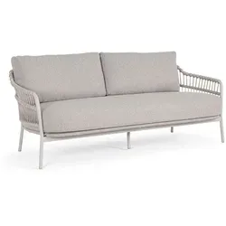 Gartensofa Talaia aus Metall, Frostig - Gartenmöbel für entspannte Stunden im Freien, mit weichen Polstern für höchsten Komfort und stilvollem Design, perfekt für gesellige Zusammenkünfte.