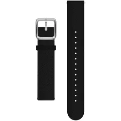 Withings Recycled Woven PET Wristband 18mm Slate Grey & Silver - Smartwatch-Armband aus umweltfreundlichem, recyceltem Material, leicht und bequem, passend für Handgelenke von 152 mm bis 210 mm.