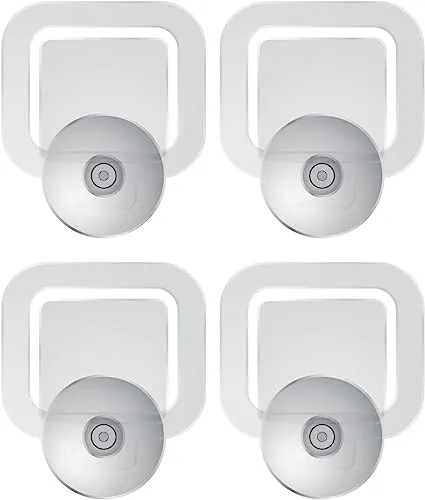 Wicked Chili 4er Set Parkausweis Auto Halterung Windschutzscheibe mit 30mm Saugnapf, Kartenhalter, Parkscheinhalter, Parkausweishalter, Kartenhalter Autoscheibe (Made in Germany) transparent, 4X