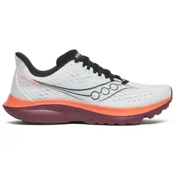 Saucony Herren Kinvara 16 Weiß 42.0 – Leichter Neutralschuh - Der Saucony Kinvara 16 ist ein leichter Neutralschuh mit PWRRUN-Dämpfung für ein reaktionsfreudiges Laufgefühl. Ideal für schnelle Trainings und Wettkämpfe, bietet er durch FORMFIT-Technologie individuellen Komfort und optimale Passform.