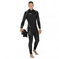 Mares Tauchanzug Flexa 8/6 - 2023 - Herren - Größe S2 - Neoprenanzüge mit 100 % Ultrastretch-Material für optimalen Komfort und Bewegungsfreiheit. Der neue weiche Halsverschluss und Glideskin-Beschichtung sorgen für hohe Wasserdichtigkeit und Tragekomfort.