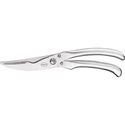 RÖSLE Geflügelschere COZY, 24,5 cm – Edelstahl - Hochwertige Geflügelschere für müheloses Schneiden von Fleisch und Knochen. Ergonomischer Federdruck und sichere Einhandbedienung ermöglichen eine einfache Handhabung und platzsparendes Verstauen.