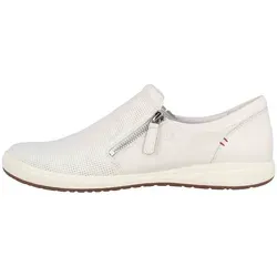 JOSEF SEIBEL Caren 22 | Weißer Slipper für Damen in Übergröße - Eleganter Slipper in Übergröße von Josef Seibel in strahlendem Weiß: Hochwertiges Nappa-Leder, herausnehmbares Fußbett und bequeme TR-light Sohle. Ideal für aktive Freizeitmomente.