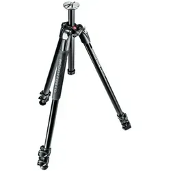 Manfrotto MT290XTA3 - 290 Xtra Alu-Stativ schwarz mit 3 Segmenten, extrem stabil und inklusive praktischer Schultertasche für flexibles Fotografieren