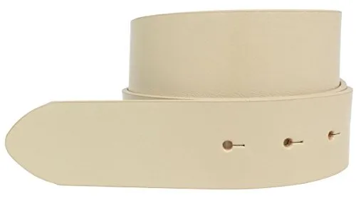 BELTINGER Wechselgürtel aus Vollrindleder mit Druckknöpfen 4 cm - Beige 90cm - Hochwertiger Druckknopf-Gürtel aus italienischem Vollrindleder, 40mm breit. Flexibel anpassbar dank 5 Löchern und ideal für individuelle Gürtelschnallen. Perfekt für Freizeit und Büro.
