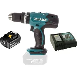 Makita DHP453RFX8 Akku-Schlagschrauber 18V - Akkuschrauber mit 42 Nm Drehmoment, Schnellspannbohrfutter und 3,0 Ah Li-Ionen-Akku für maximale Leistung bei jedem Projekt.
