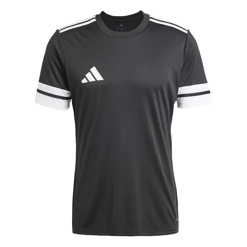 adidas Herren Squadra25 Jersey Short Sleeve Shirt, Black/White, S