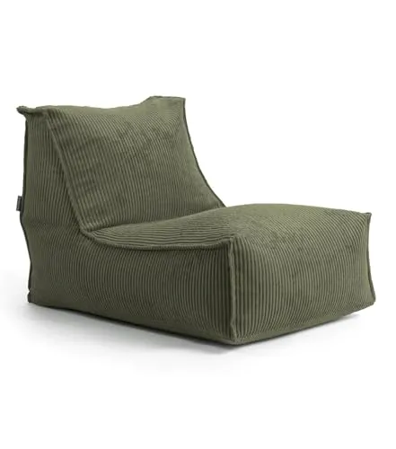 mokebo Sitzsack 'Der Gelassene' aus Cord – Bequemer Bean Bag für drinnen und draußen - Kuscheliger Sitzsack aus hochwertigem Cord mit flexibler EPS-Perlen-Füllung. Ideal für entspannte Momente im Wohnzimmer oder als praktisches Bodenkissen. Hergestellt in Deutschland mit Fokus auf Nachhaltigkeit.